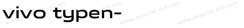 vivo typen字体转换